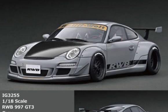 Pre-order Ignition Model 1/18 RWB 997 GT3 A. White IG3254 B. Gray