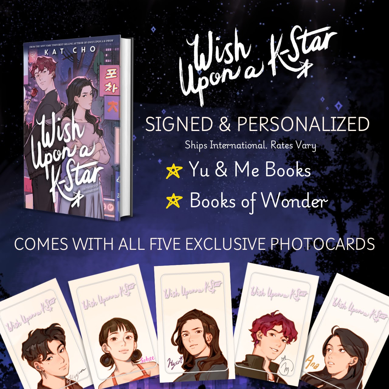 ?WISH UPON A K-STAR Pre-order Gift!?... - Kat Cho Author Page 