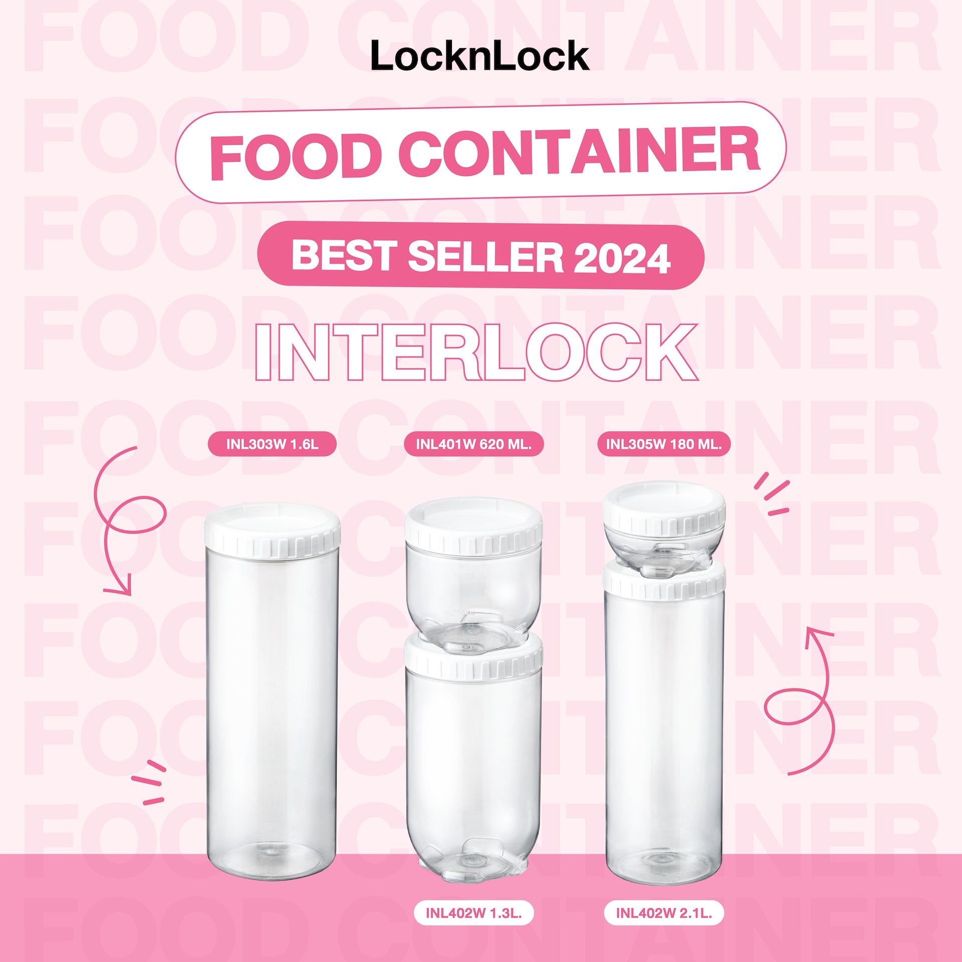 LocknLock - 👑No. 1 Best Seller หมวด Food Container 🚩Inter Lock ตัวจริง ...
