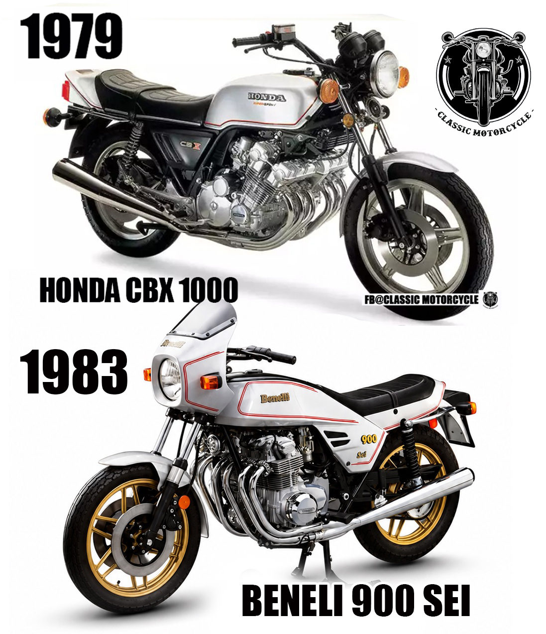 🇮🇹⚔️🇯🇵 **Six Cylinders, Two Legends!** 🏍️🔥 **1979 Honda