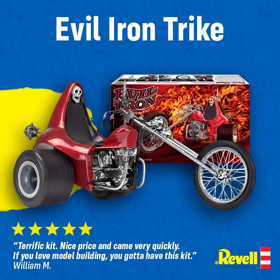 Six Million Dollar Man Evil Rider model motorcycle kit review