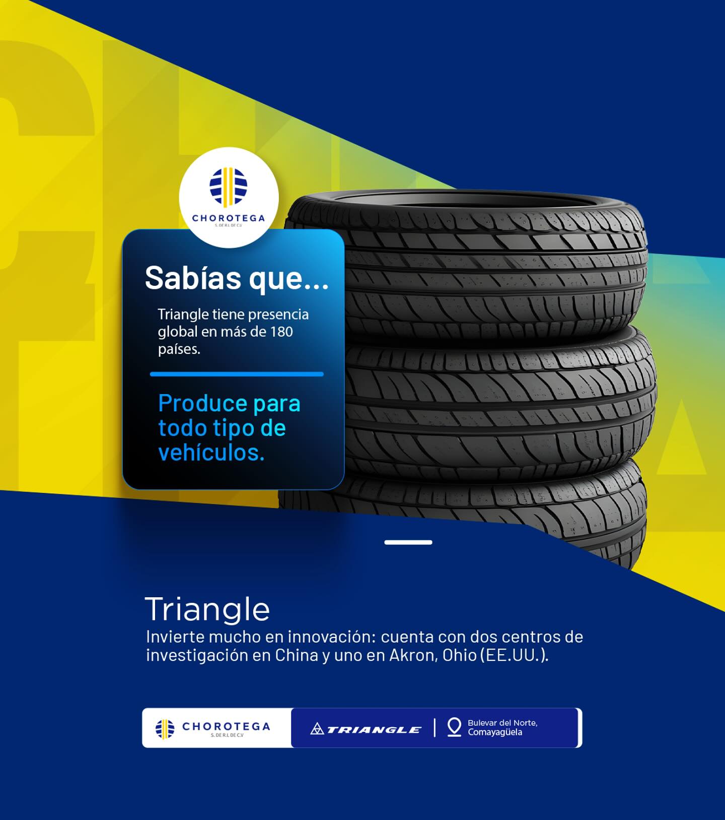 Chorotega - 🚗💥 ¡EN CHOROTEGA TENEMOS TRIANGLE! Una de las marcas ...