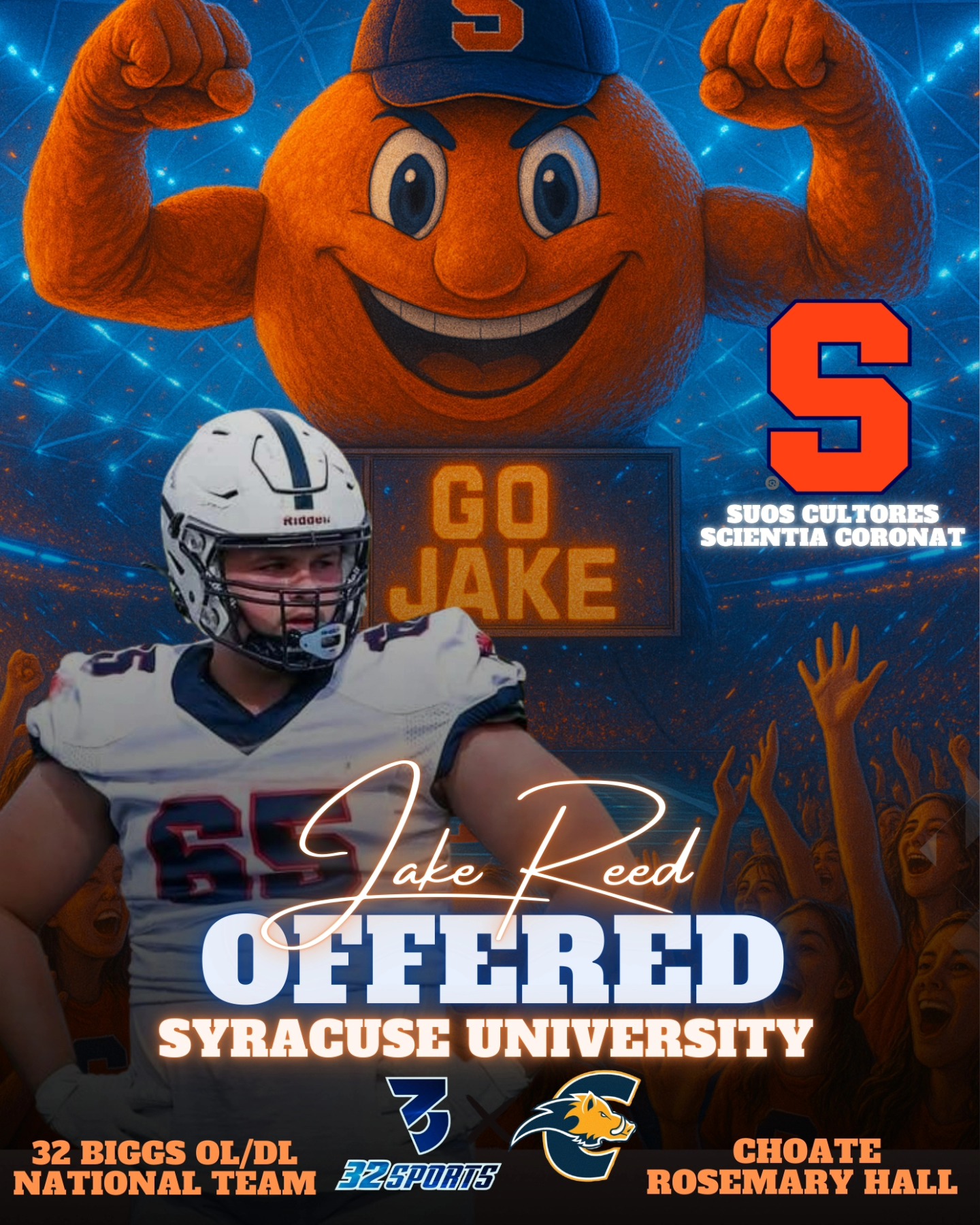 32.Sports - He’s headed to the DOME! Big congrats to Jake Reed on ...