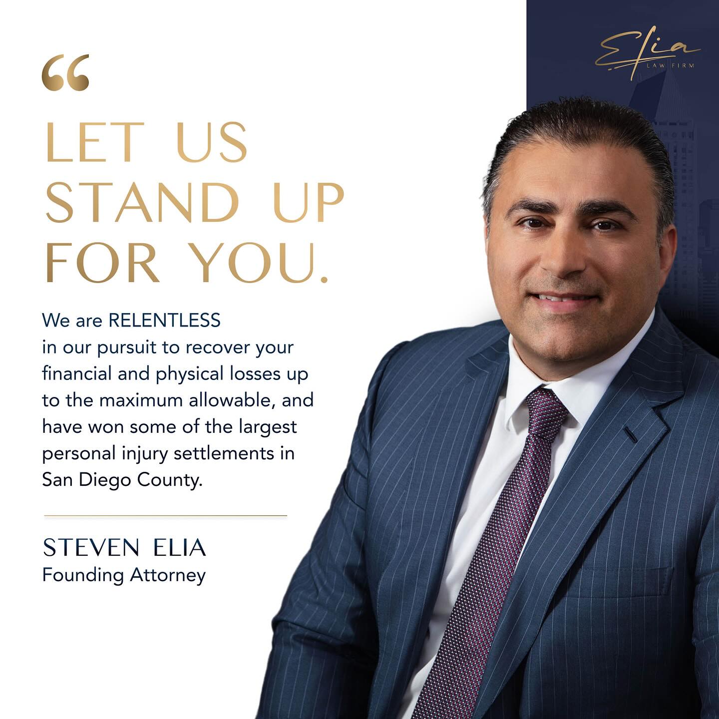 Elia Law Firm, APC Injury Attorneys | San Diego CA