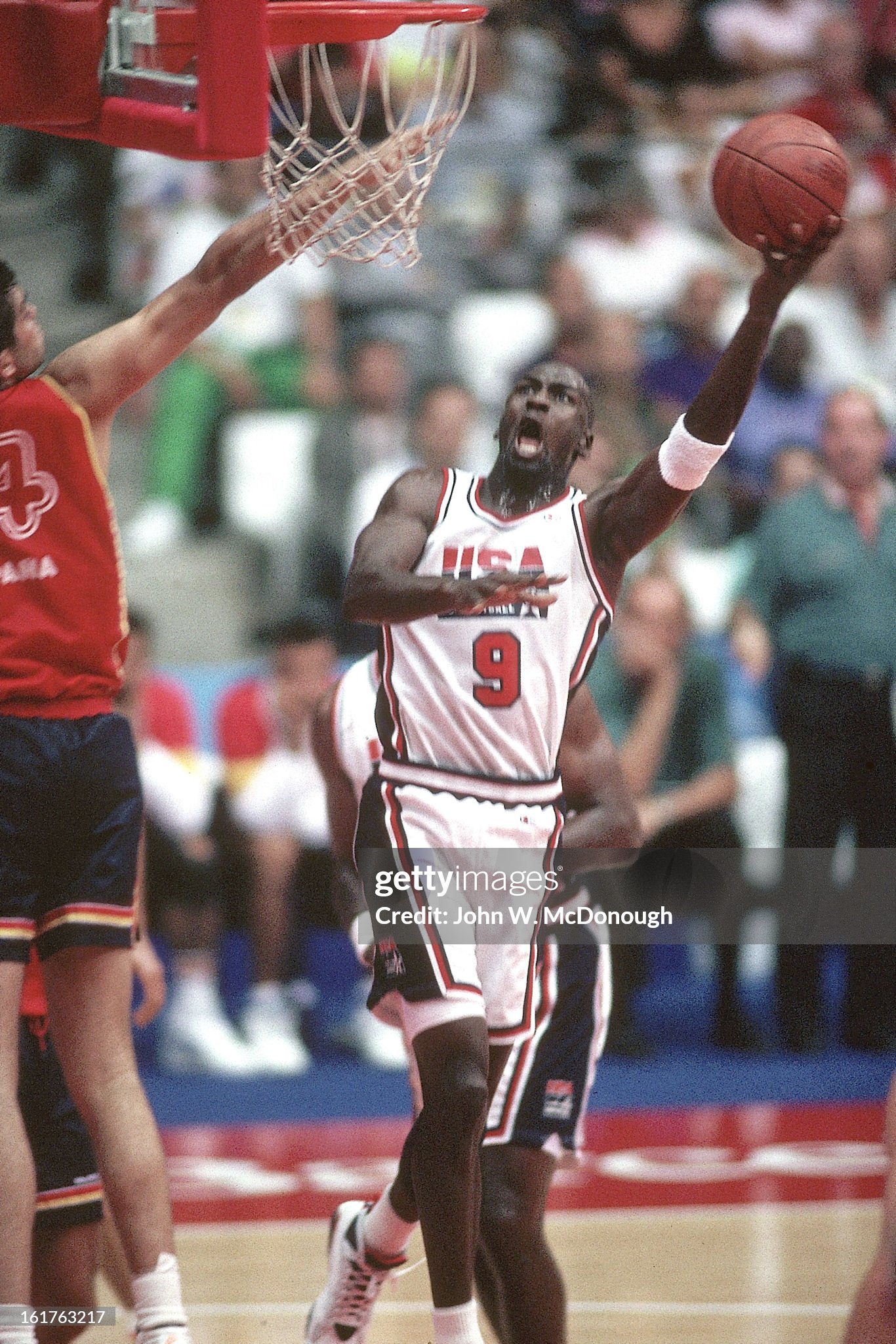 Michael Jordan during the 1992 Olympics in Barcelona ?