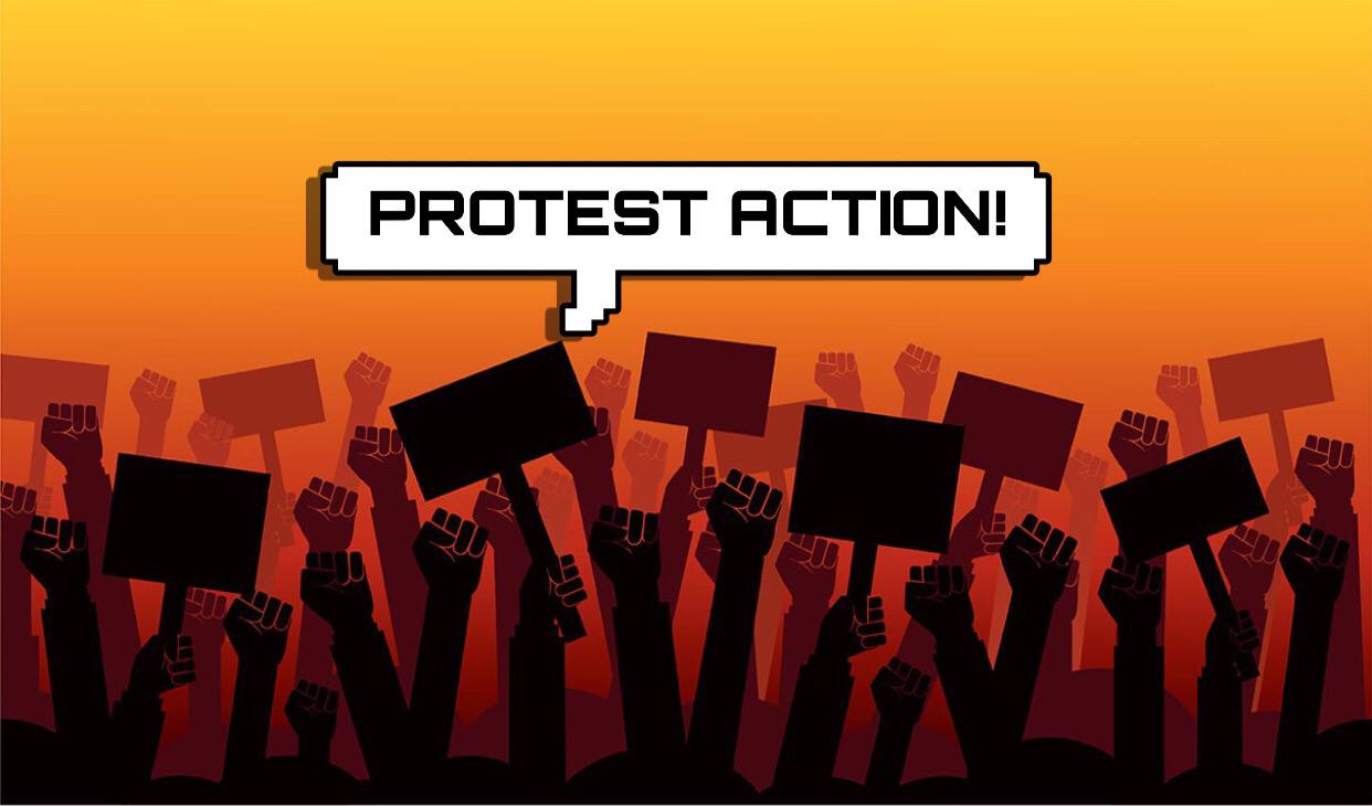 ⚠️14/04/2025⚠️ Protest action... - Suburban Control Centre | Facebook