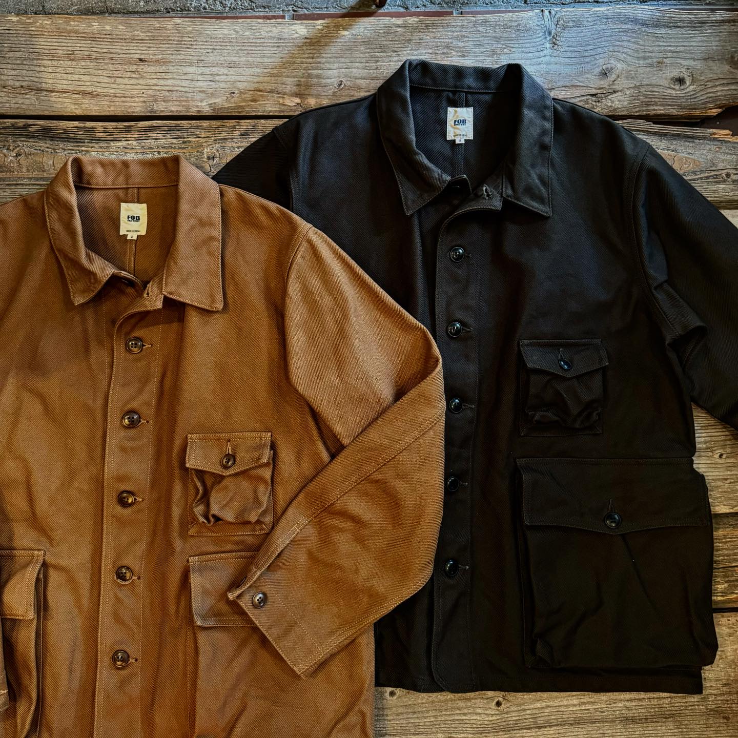 Coney - FOB FACTORY HUNTING JACKET [ F2448 ] #fobfactory 