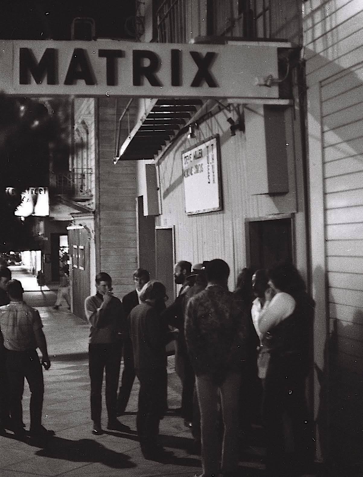 Jerry Garcia and friends at The Matrix in San Francisco