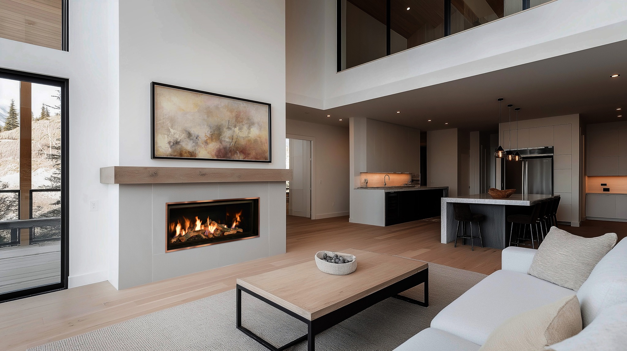 Mendota - The Mendota ML48 linear gas fireplace is perfect for any ...