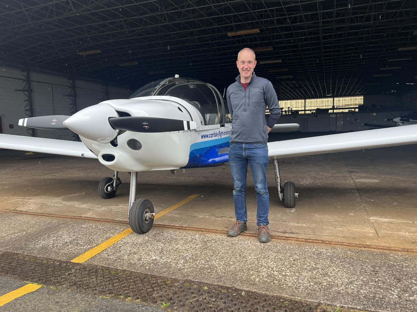 Carlisle - Congratulations to Andrew for passing his PPL skills test ...