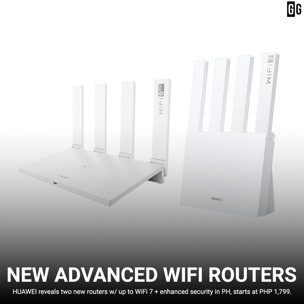GIZGUIDEPH - HUAWEI unveils two new routers in the...