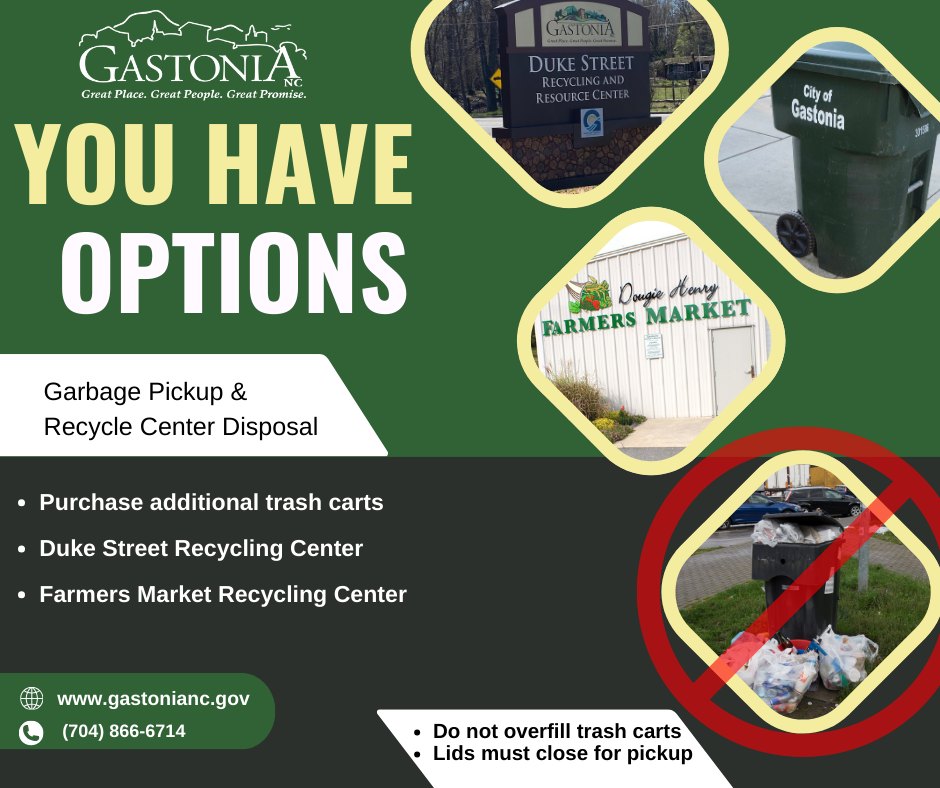 City - 🎉 Let’s Keep Gastonia Clean & Efficient! 🚛 Did you know ...