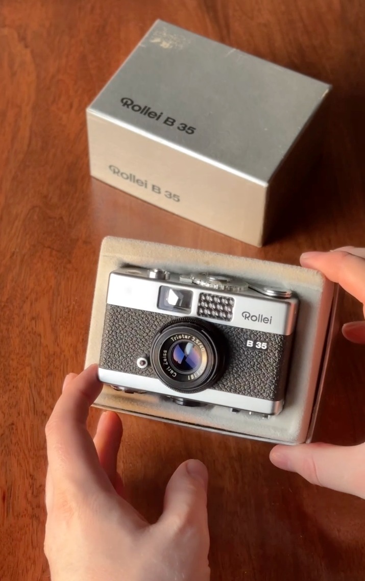 Rollei B35 camera review and collection find