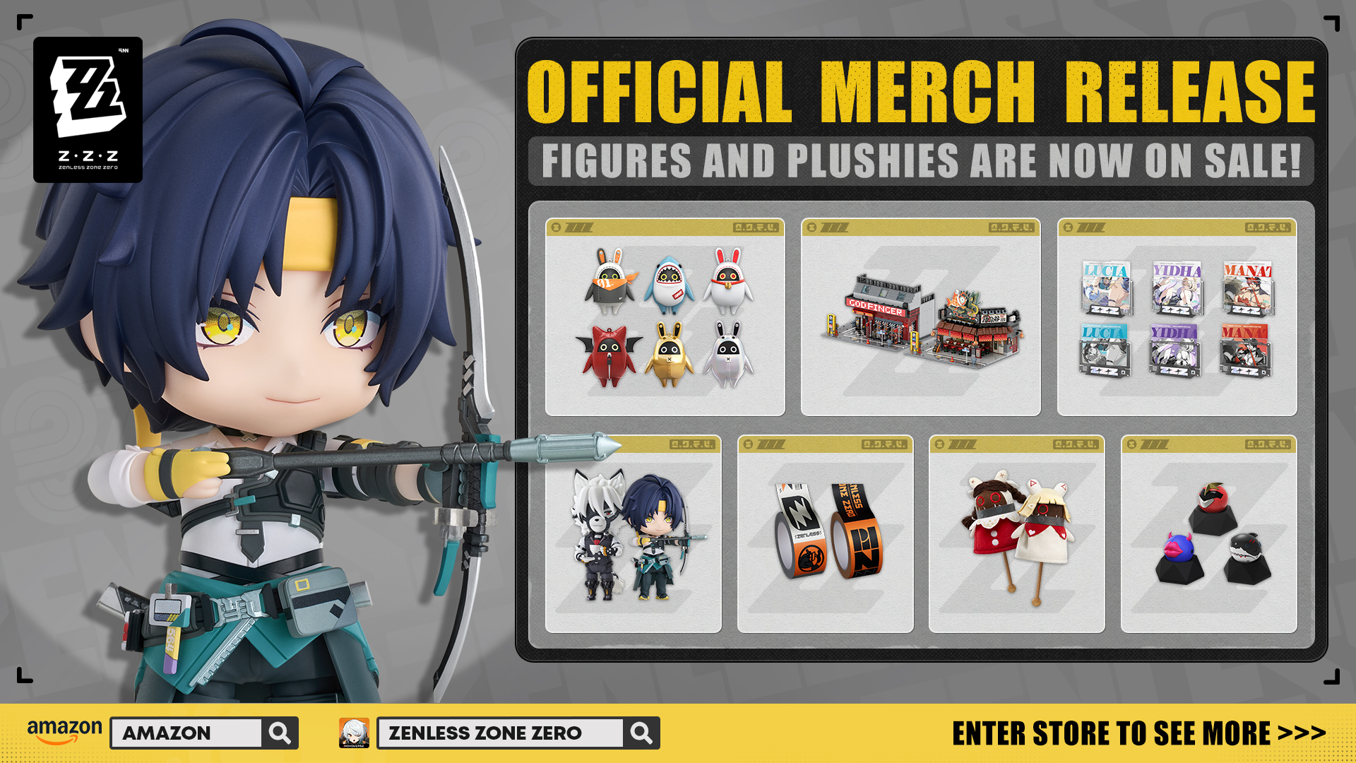 New Zenless Zone Zero Merch Now Available on Amazon! Dear Proxies