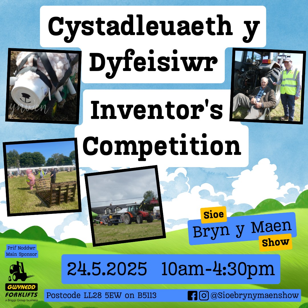 Sioe - 💡🔧 Galwad i bawb sy’n greadigol! 🎨⚙️ Dydy hi ddim rhu hwyr i ...