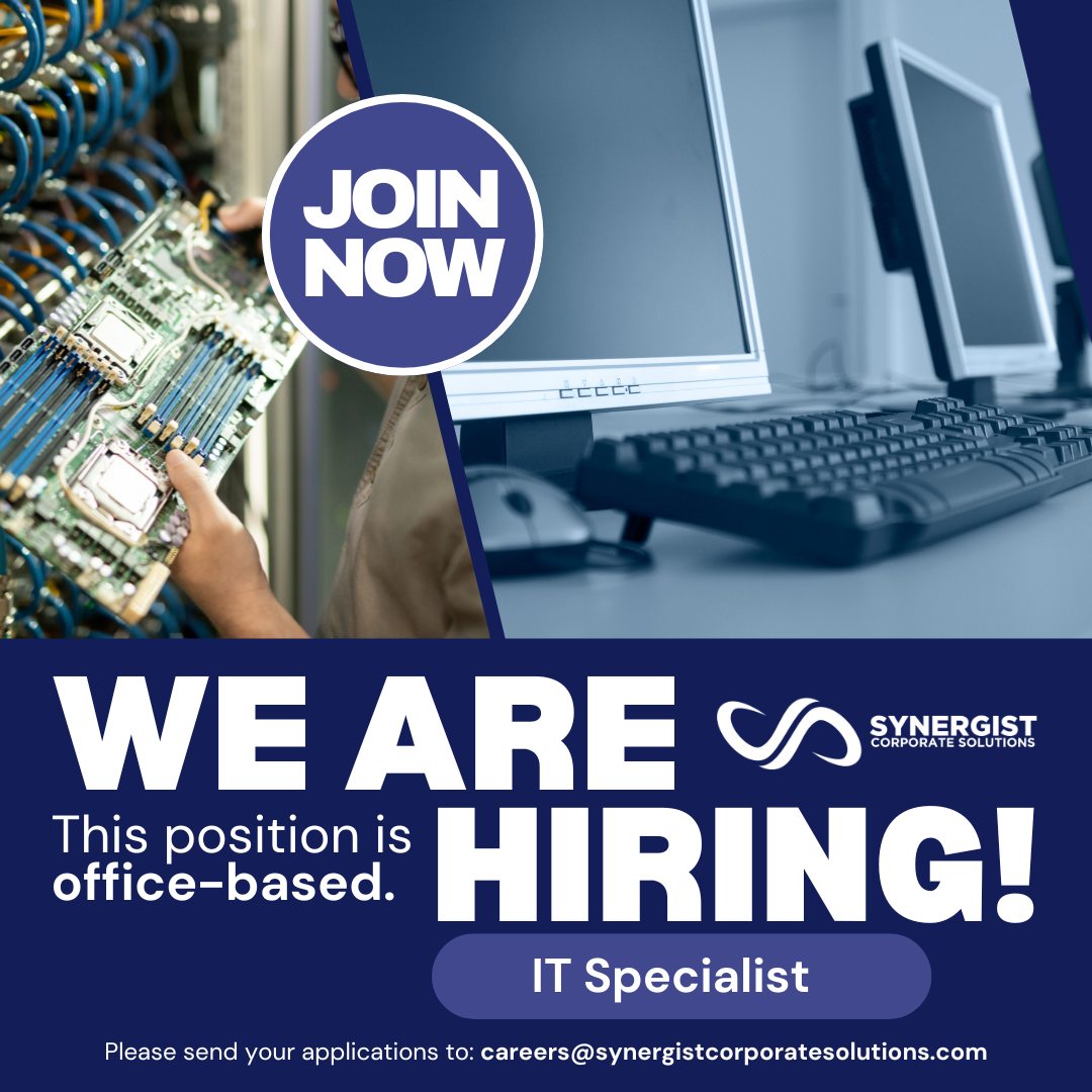 Syncorp - HIRING IT Specialist 📍 Location: General Santos (Office-based ...