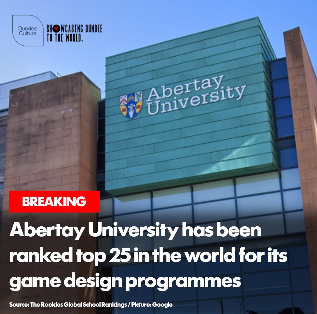 Dundee Culture - 🚨🚨🚨 BREAKING: Abertay University has been...