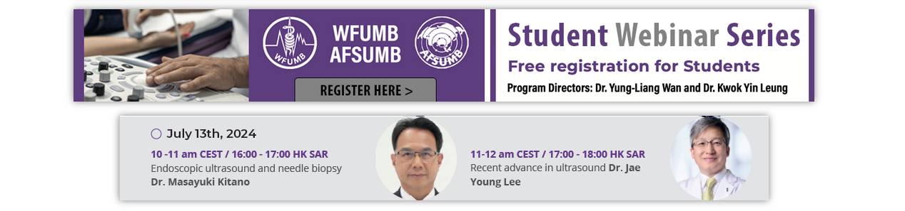 The WFUMB AFSUMB Student Webinar on Endoscopic Ultrasound and Needle ...
