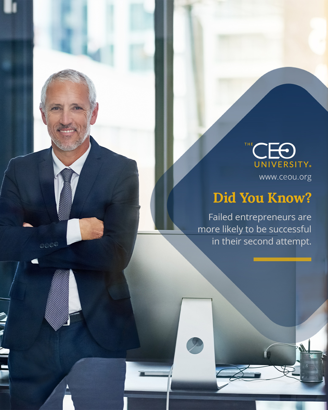 The CEO - Did you know? Failed entrepreneurs are more likely to be ...