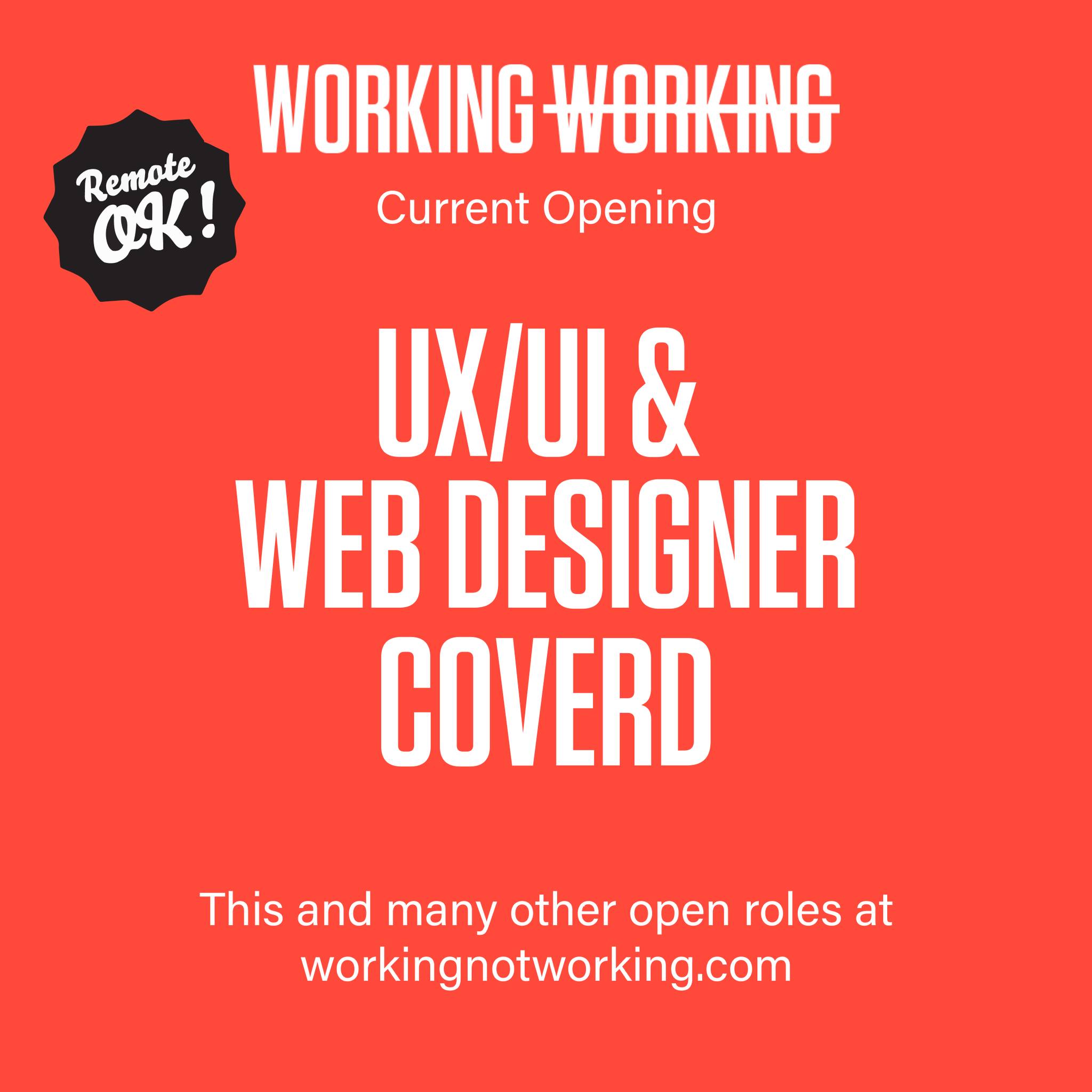 Working Not Working