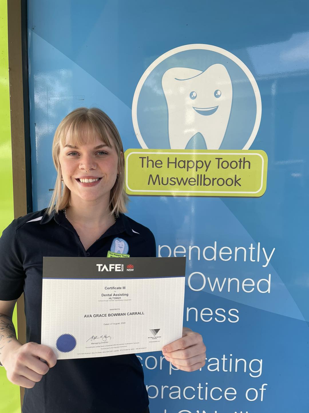 Congratulations to Ava who... - The Happy Tooth Muswellbrook