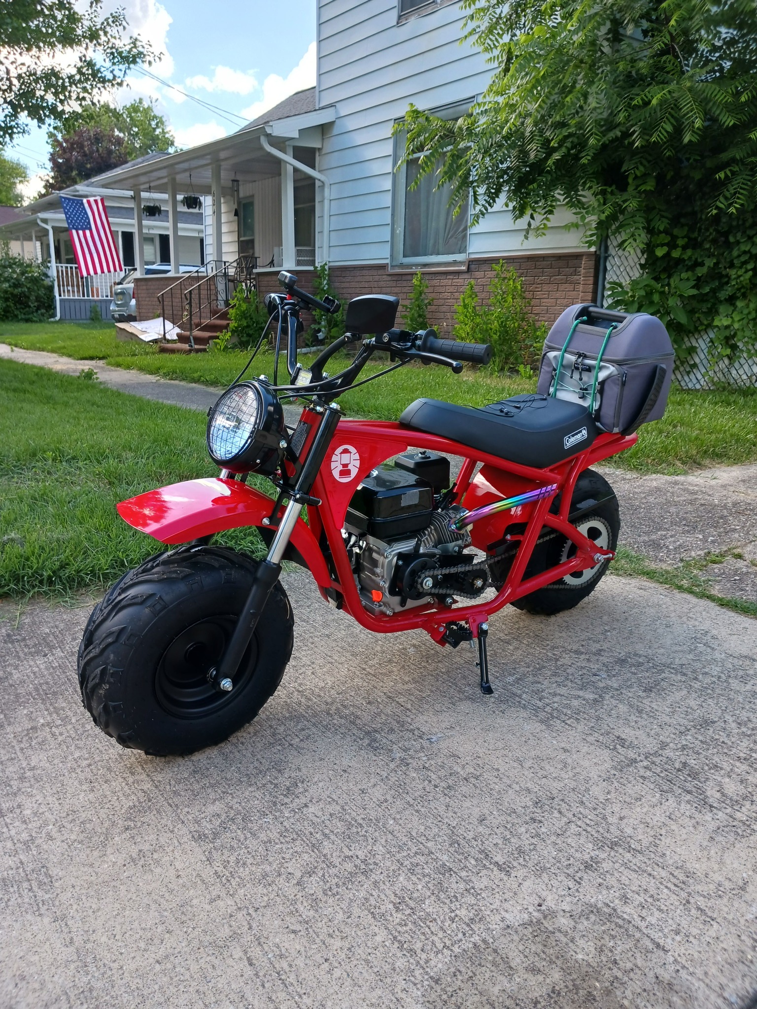 coleman 200 mini bike rpm B200RSV 196cc 4 We threw a Coleman mini