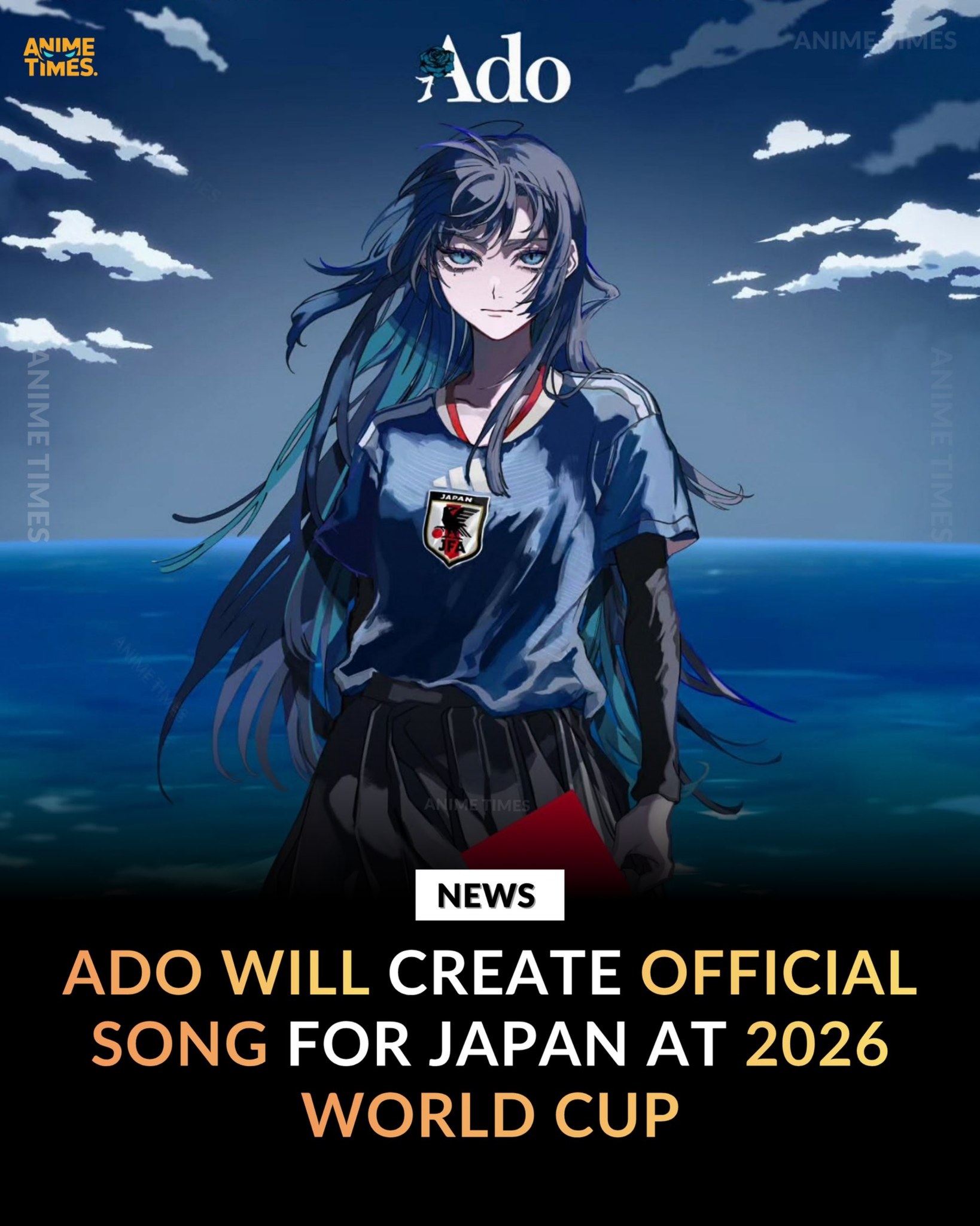 Ado has been confirmed to create the official uniform song for the 