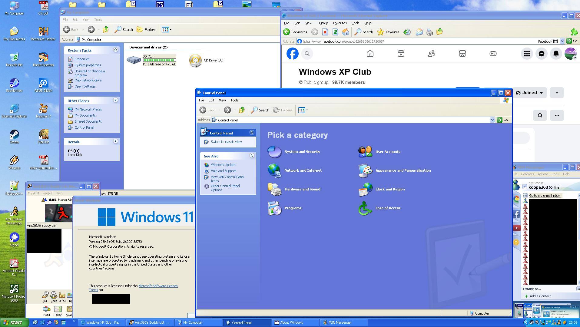 I love you Windows XP! ❤
