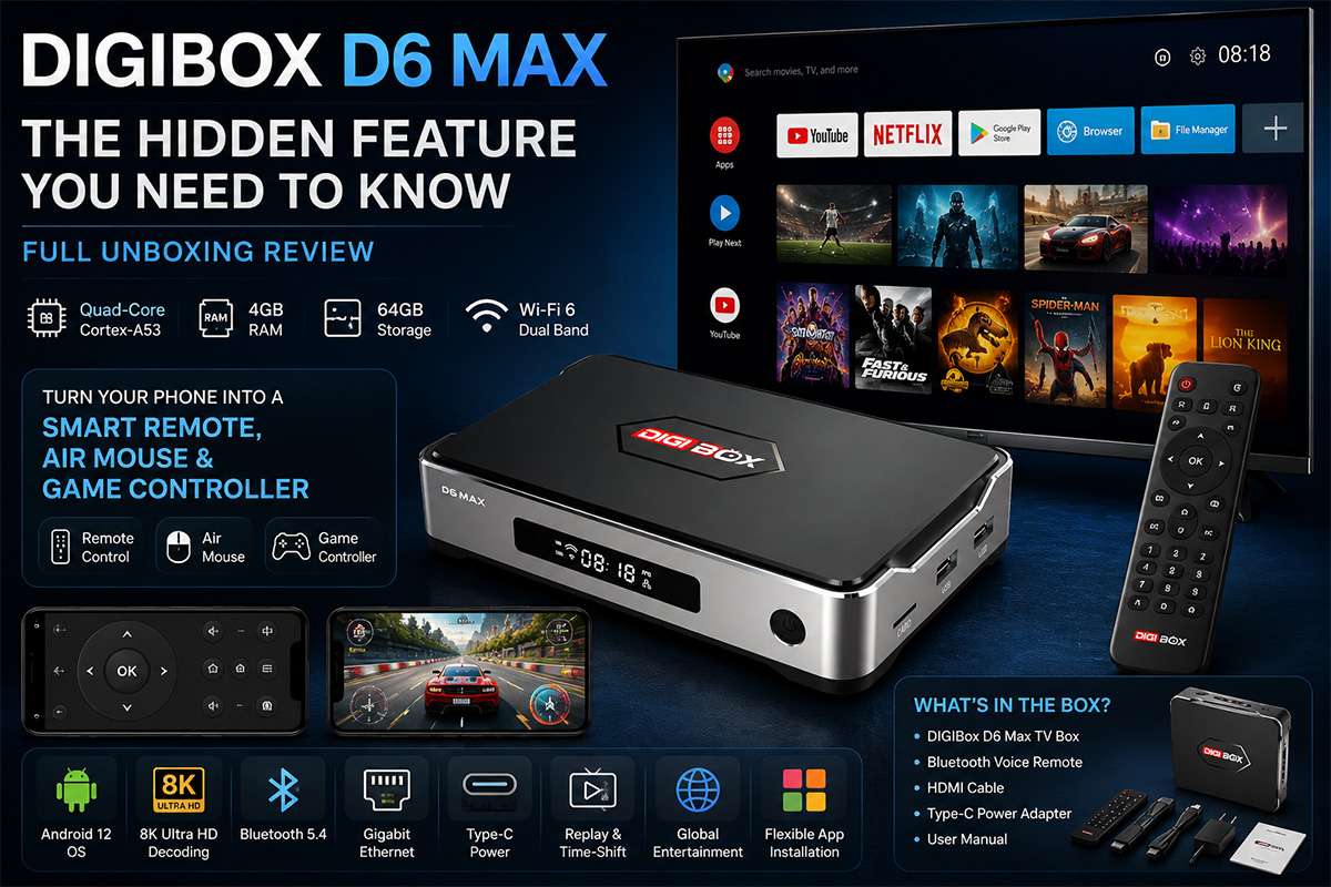 🎉【DIGIBox D6 Max 限定特典】🎉 今なら **D6 Max** をご購入いただく