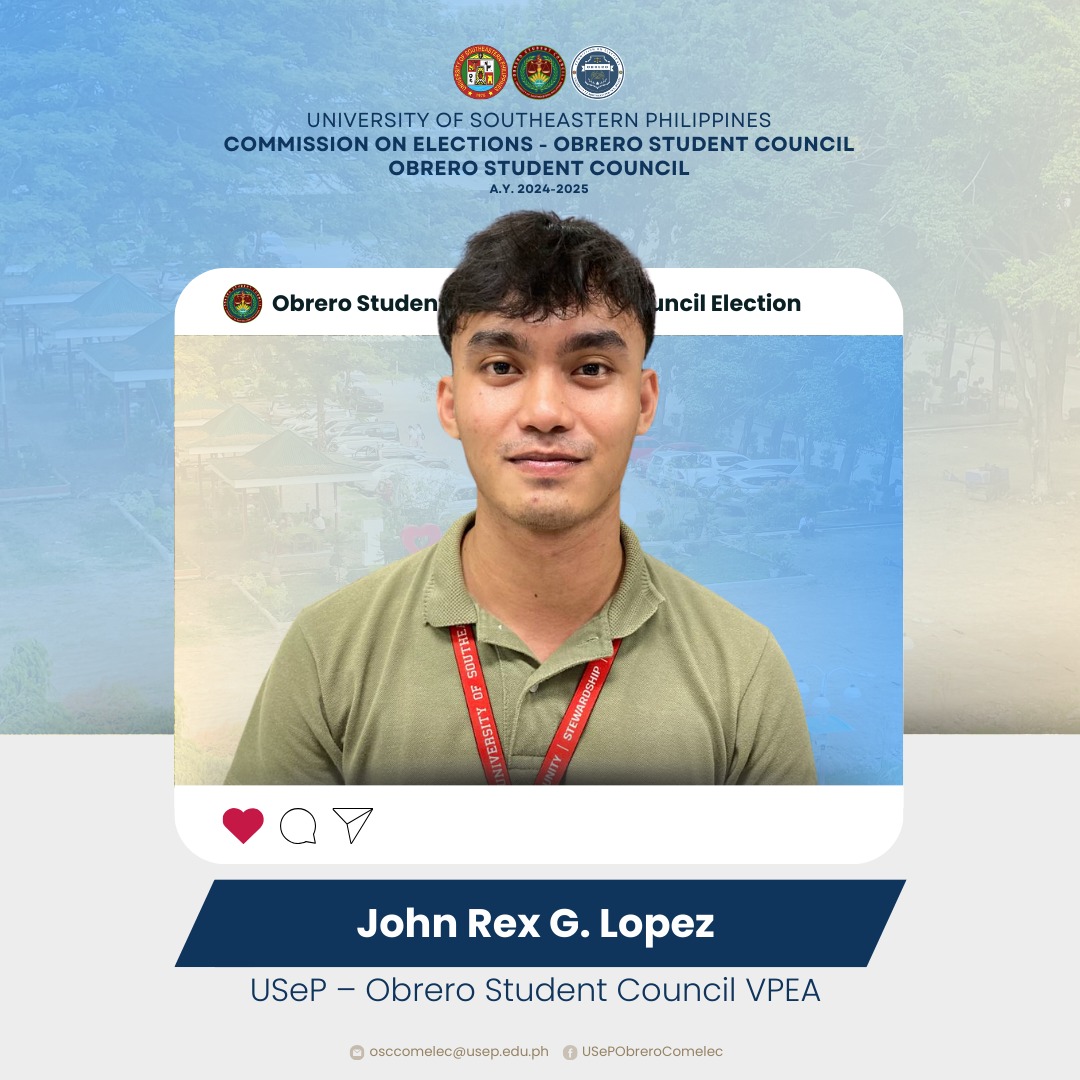 USeP Obrero Student Council Commission on Elections | Davao City