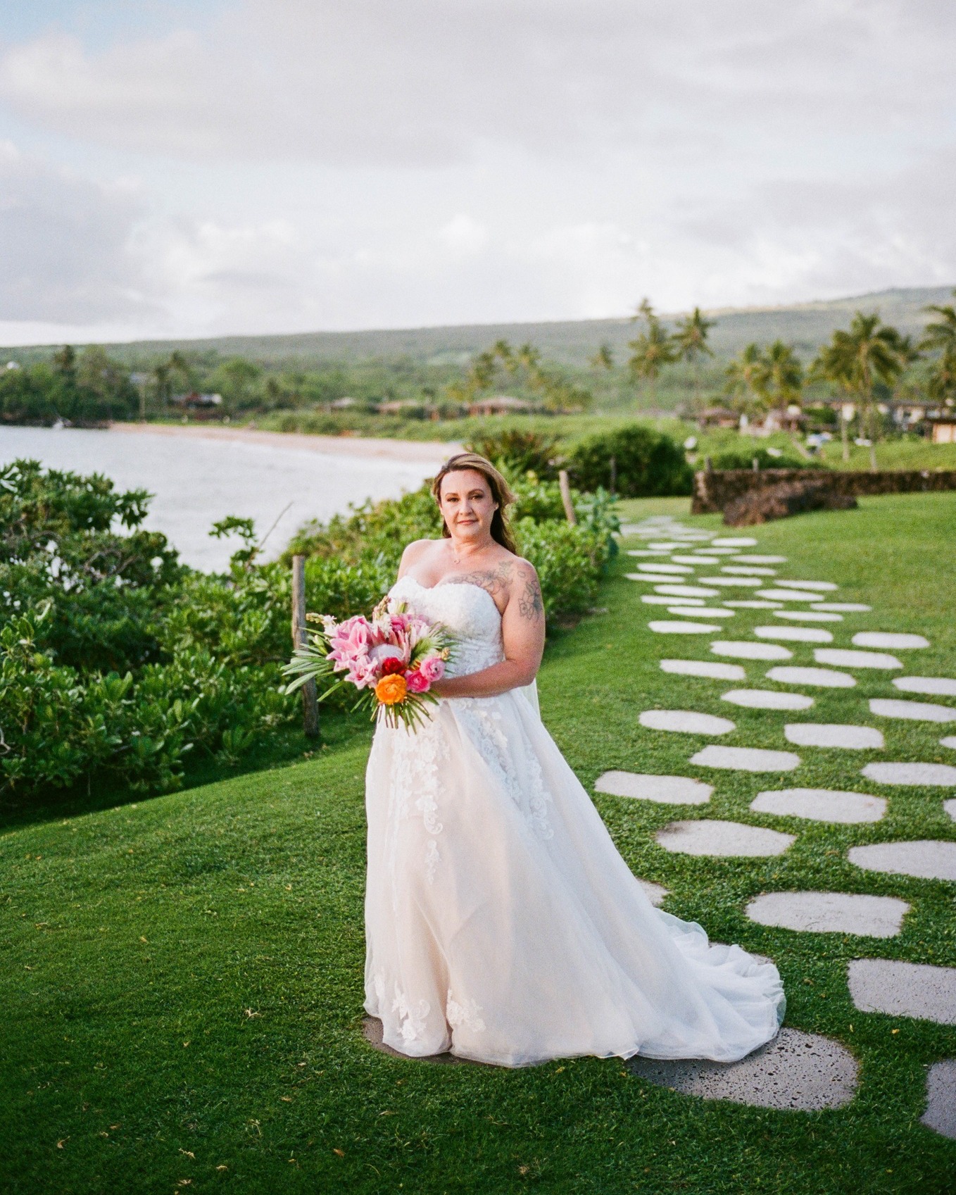 Maui wedding photography on Kodak Portra 400 film