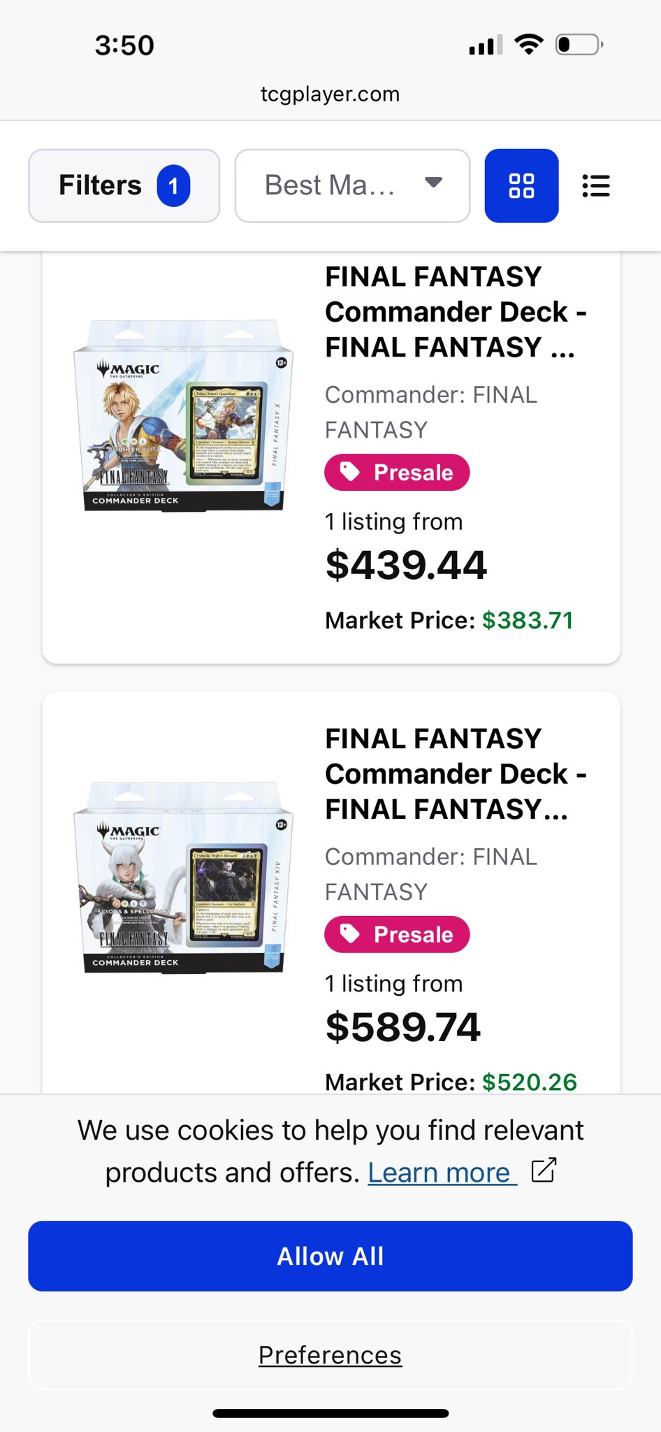 mtg price list final fantasy Magic: The Gathering Countless elements from the games are here for players to weave together their own stories. The 16 Cards Everybody Wants