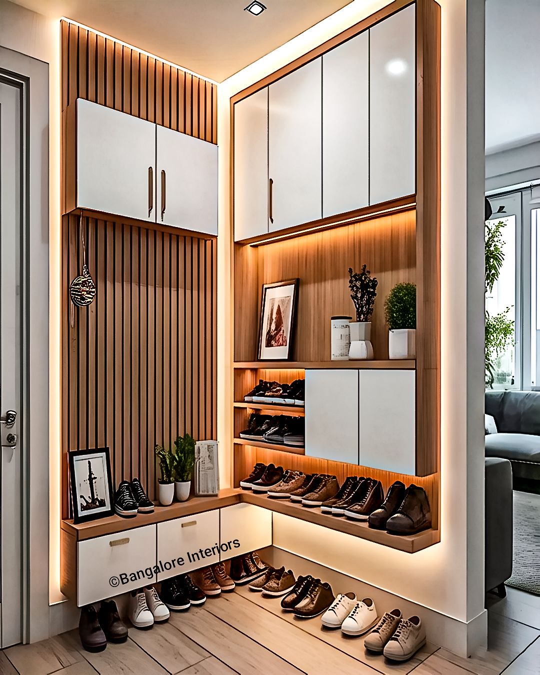 Home - Amazing shoe rack design ideas🤎🤎🤍🤍 Interior design Interior ...