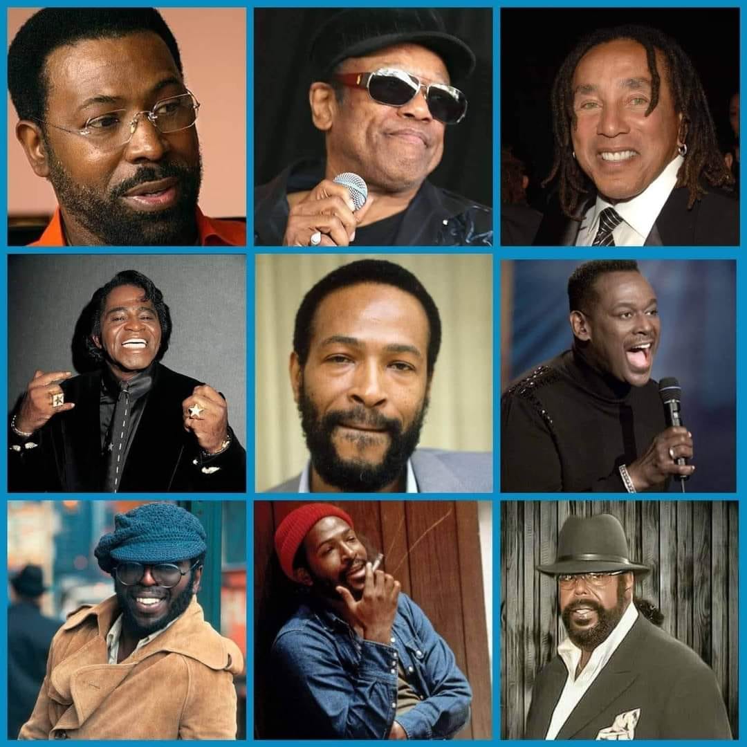 Marvin Gaye(1) Barry White (2) Luther Vandross(3)