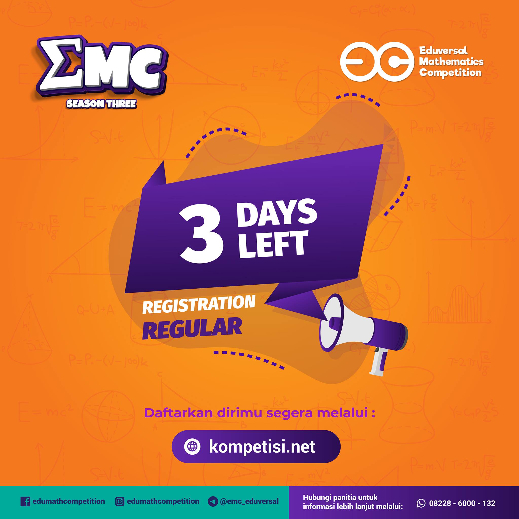 📣 Pendaftaran EMC... - Eduversal Mathematics Competition