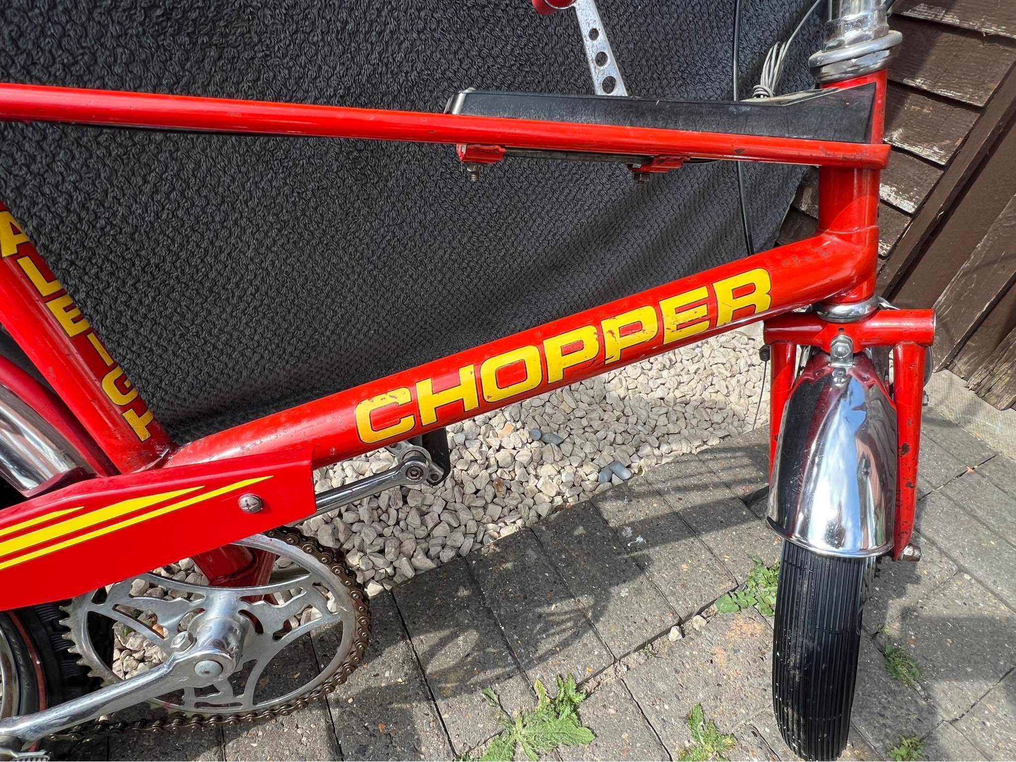 Poster A4 Vintage Raleigh Chopper – Stampa Pubblicitaria Anni '70, Riproduzione UK