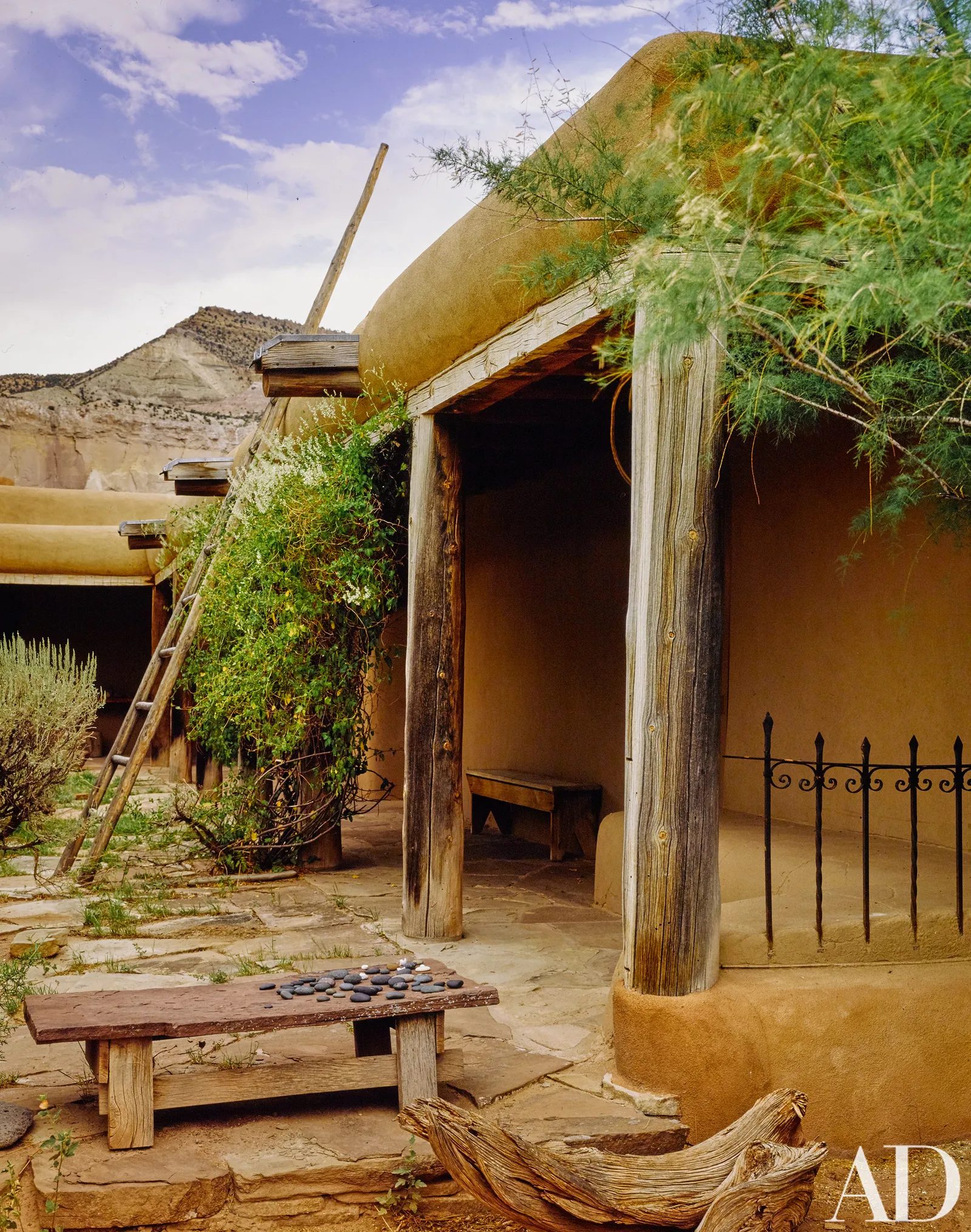 Georgia O'Keeffe's New Mexico home at Ghost Ranch