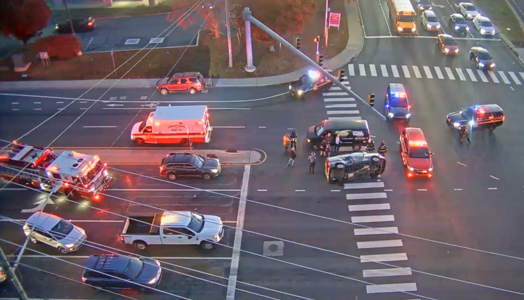 Routes 72 and 40, a rollover crash... - WDEL TrafficWatch