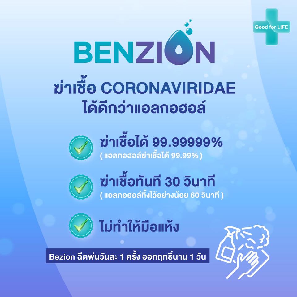 Benzion - Benzion น้ำยาฆ่าเชื้อไวรัสและแบคทีเรีย...