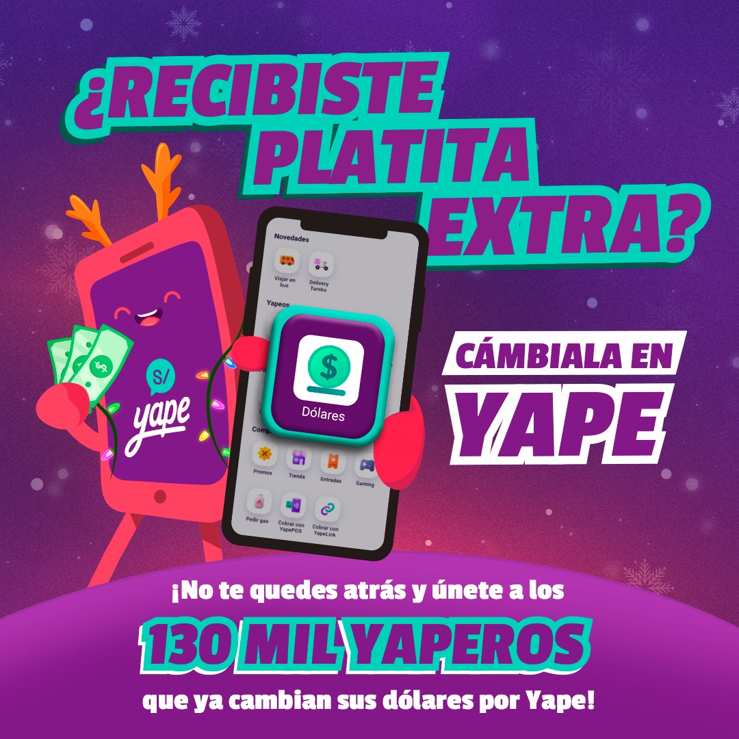 Yape - Yaper@, ¿tienes un dinerito 💵 extra este mes? 🎄...