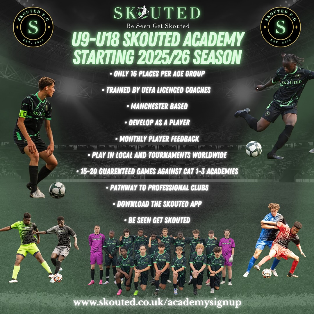 SkoutedFootball - 🚨The U9–U18 Skouted Academy will be officially open ...