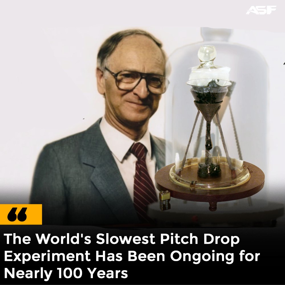 Amazing - Started in 1927, the Pitch Drop Experiment demonstrates the ...