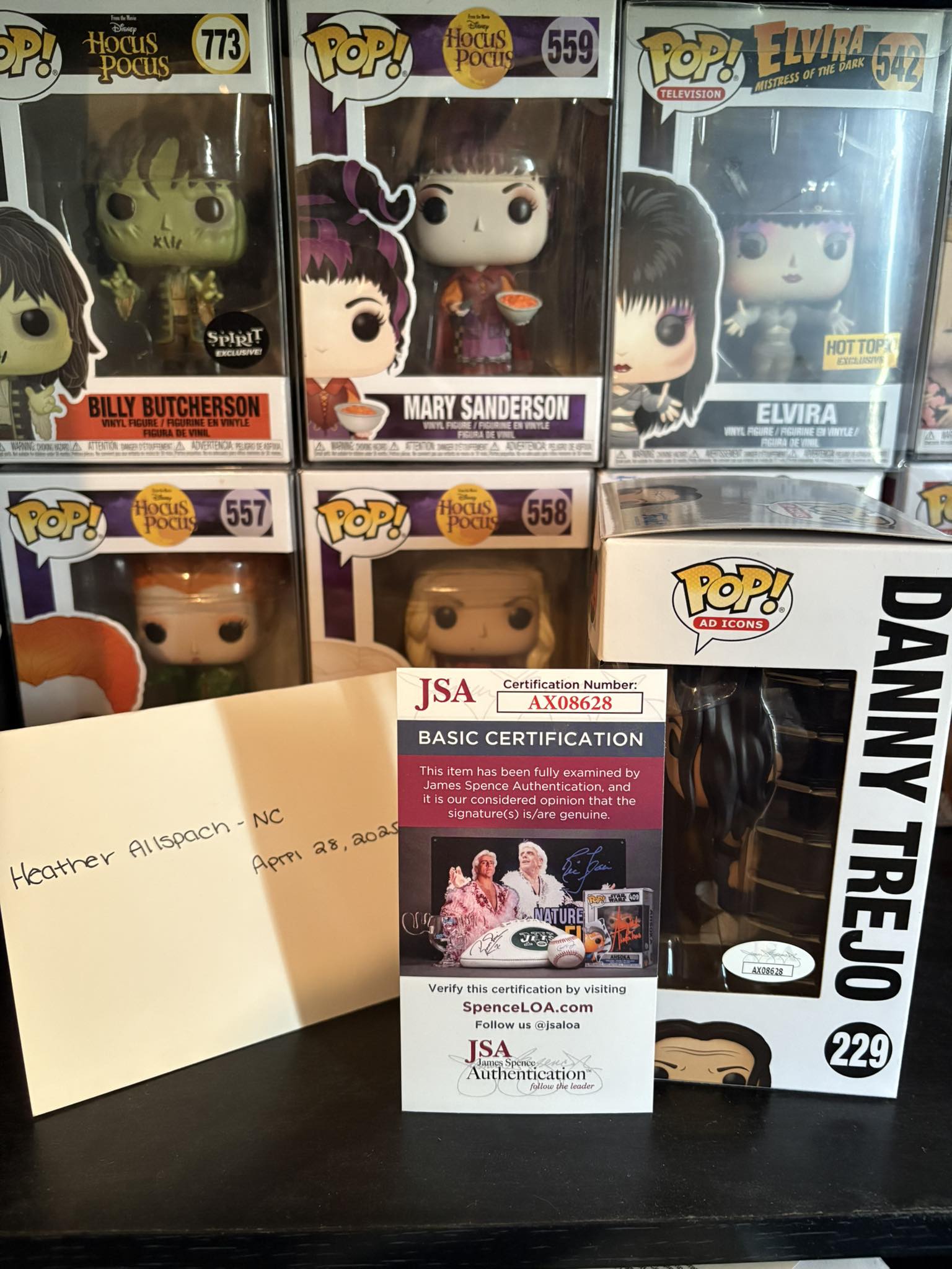 Autographed Chucky or Danny Trejo Funko with JSA authentication