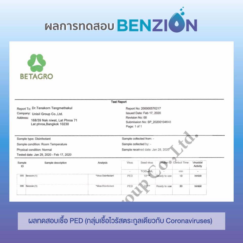 Benzion - 📌Benzion น้ำยาฆ่าเชื้อไวรัสและแบคทีเรีย... | Facebook