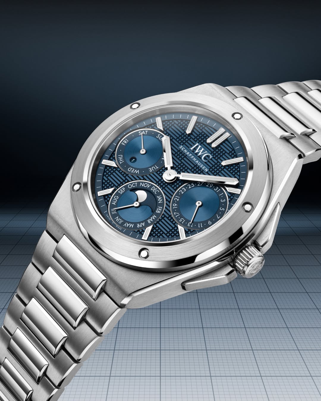 EMWA - El Ingenieur Perpetual Calendar 41 de IWC Schaffhausen destaca ...