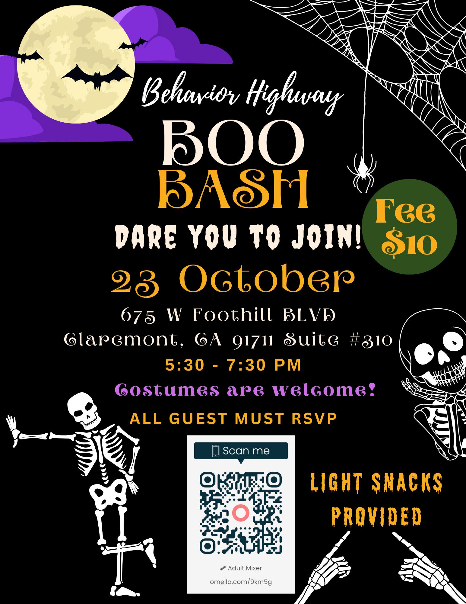 Behavior - Behavior Highway is excited to host a spook-tacular Boo Bash ...