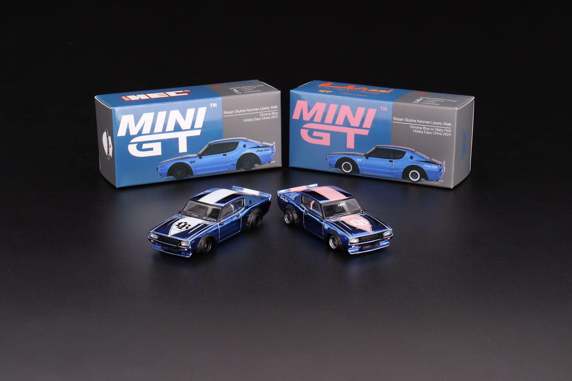 Kato's baby blue Kenmeri Mini GT model