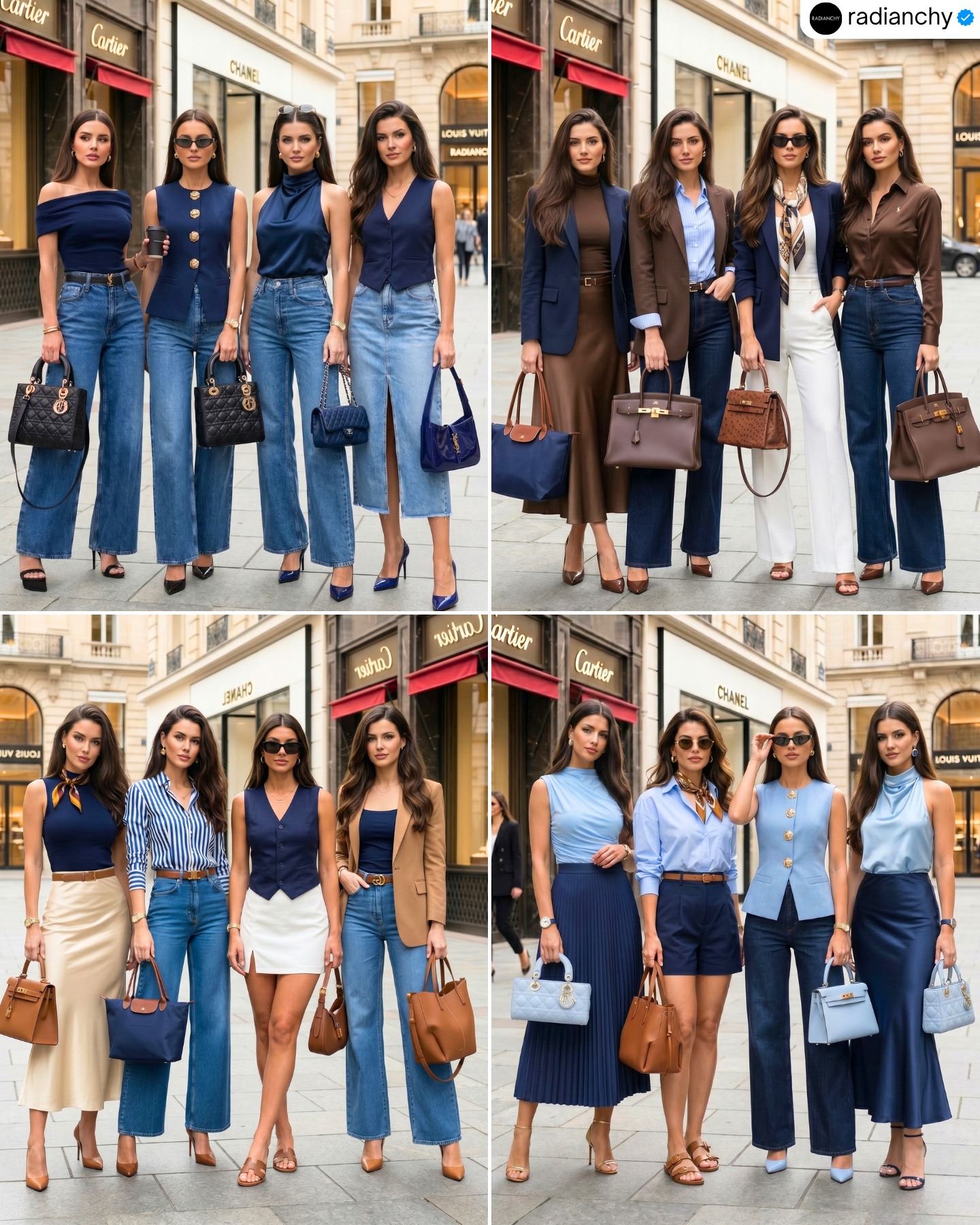 💁‍♀️Some of My Favorite Navy Blue Color Combinations That Work All Year Round 💙✨