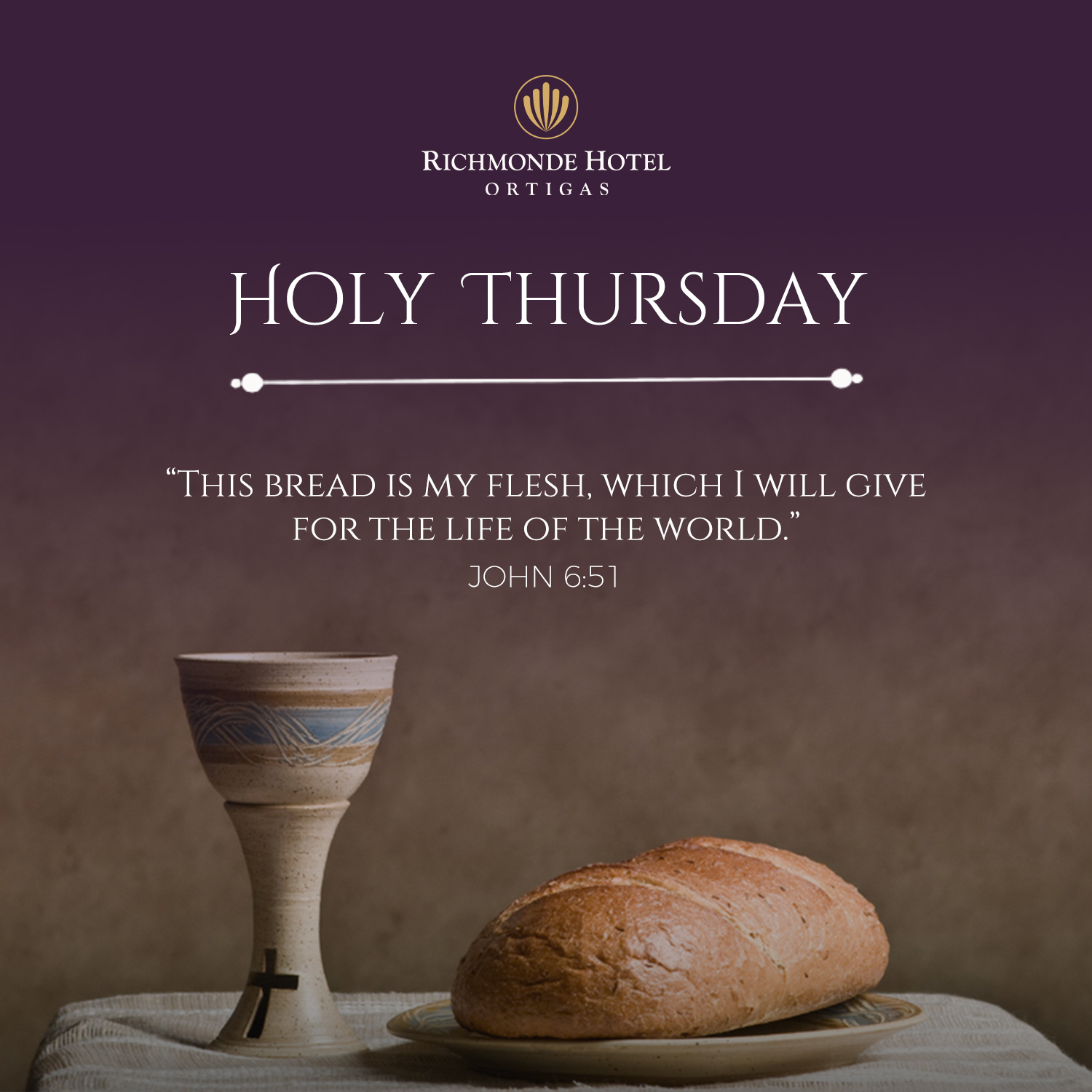 Richmonde - On this Holy Thursday, we remember the profound love and ...