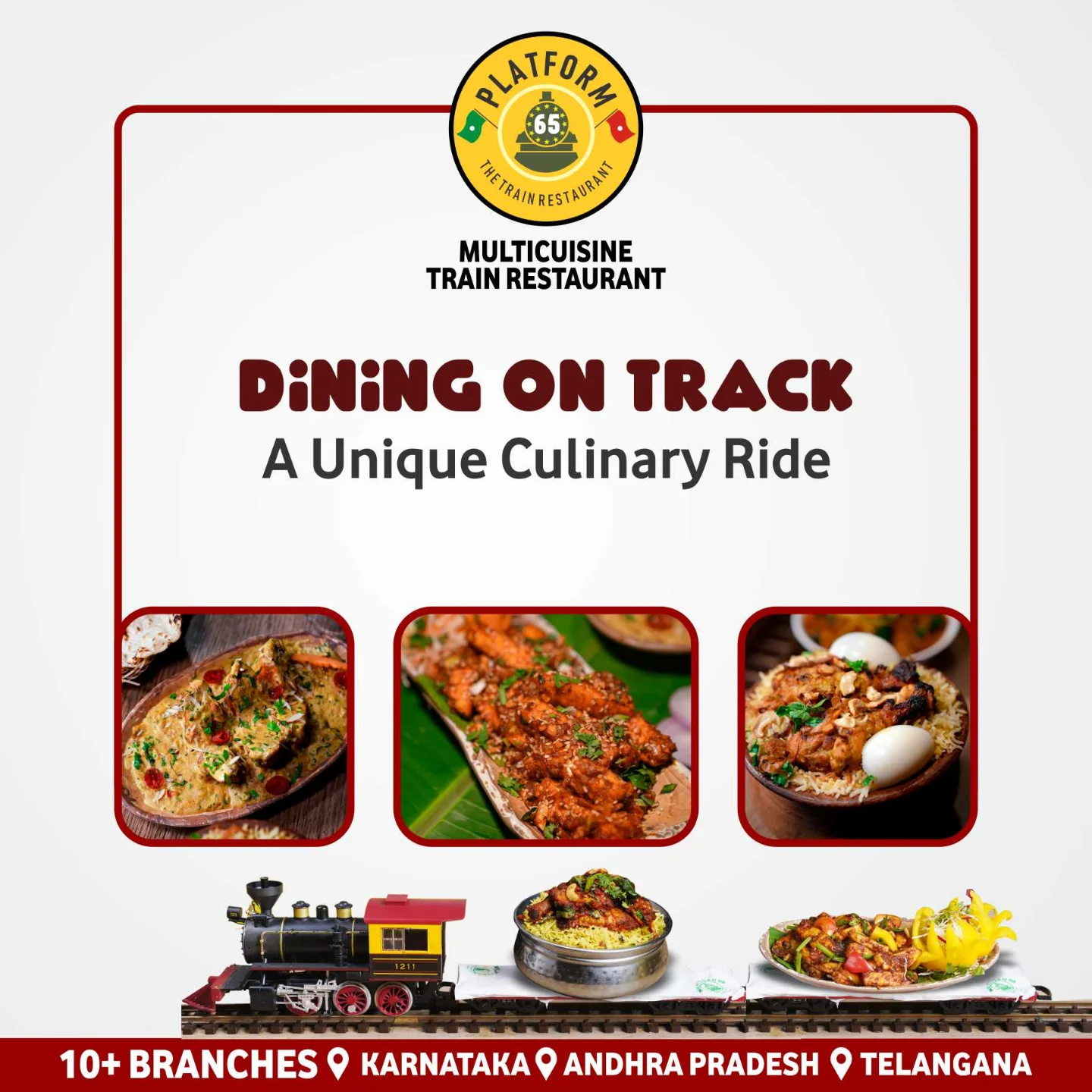 Platform - All aboard the ultimate dining experience! 🚂 Platform65 ...